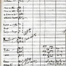 Bizets Manuskript der Habanera aus dem I. Akt