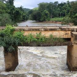 Die alte Brücke wurde ersetzt