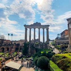 Forum Romanum von oben