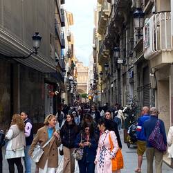 Gasse Richtung Kathedrale