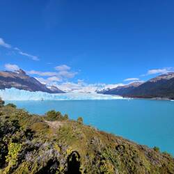 Gletscher von Lago Argentino aus