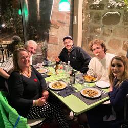 Es war so schön, dass Cinzia auch dabei war. Sie ist einfach super nett