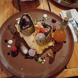 Super Essen in der Alten Mühle- Filet Wellington