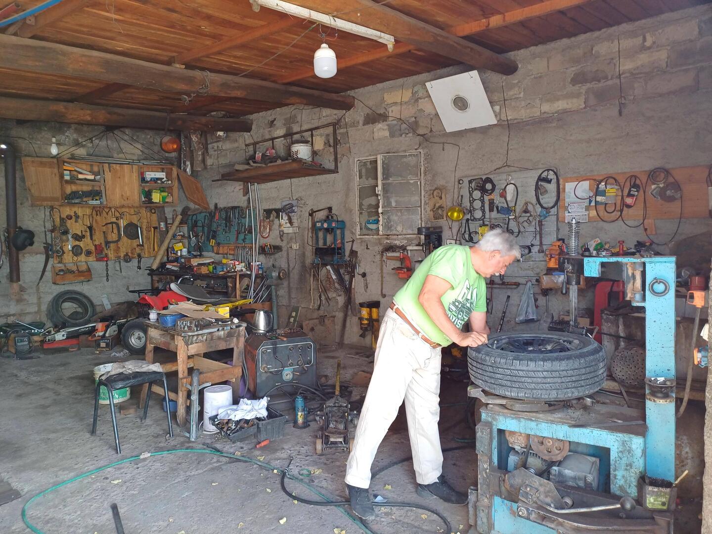 In der Gomeria/ Werkstatt
