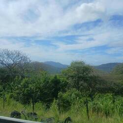 on the road