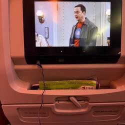 Liebling Serie sogar im Flugzeug
