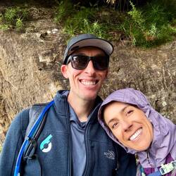 We periodically hid from the rain, it comes in bursts here! From sunny to heavy downpours and back!