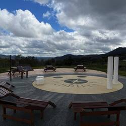 Star gazing area outside Montesterio