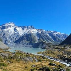 Some 40% of Aoraki/Mt Cook NP is covered in glaciers.
