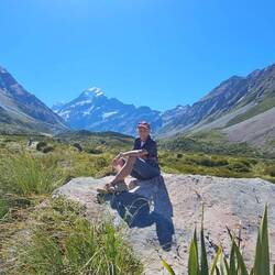 I named this rock J9's sitting on after her for its beautiful colors.