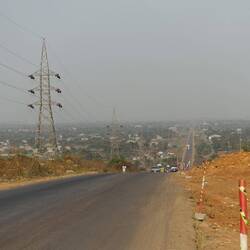 Aussicht nach einem von mehreren steilen Aufstiegen
