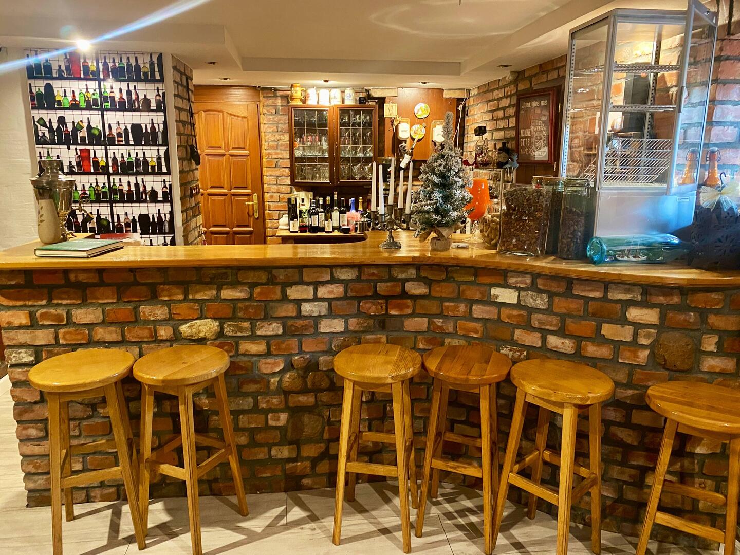 Hausbar der Pension