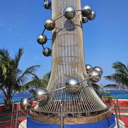 Memorial to the 82 people in Maldives who died in the 2004 tsunami