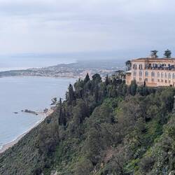 Looking south from the Piazza IX Aprile