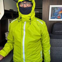 ... eine "steife Brise" hat geweht, gefühlt waren -11C° lt. WetterApp