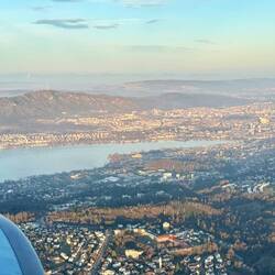 Flug über Zürich
