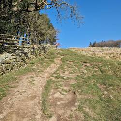 Steep climb