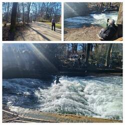 Nochmal die Eisbachwelle