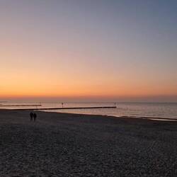 Sonnenuntergang am baltischen Meer