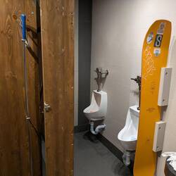 Toilette auch im Skistyle