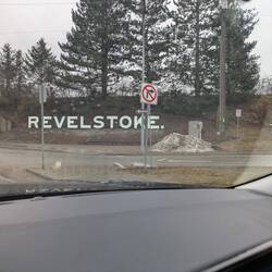 Ortsschild Revelstoke