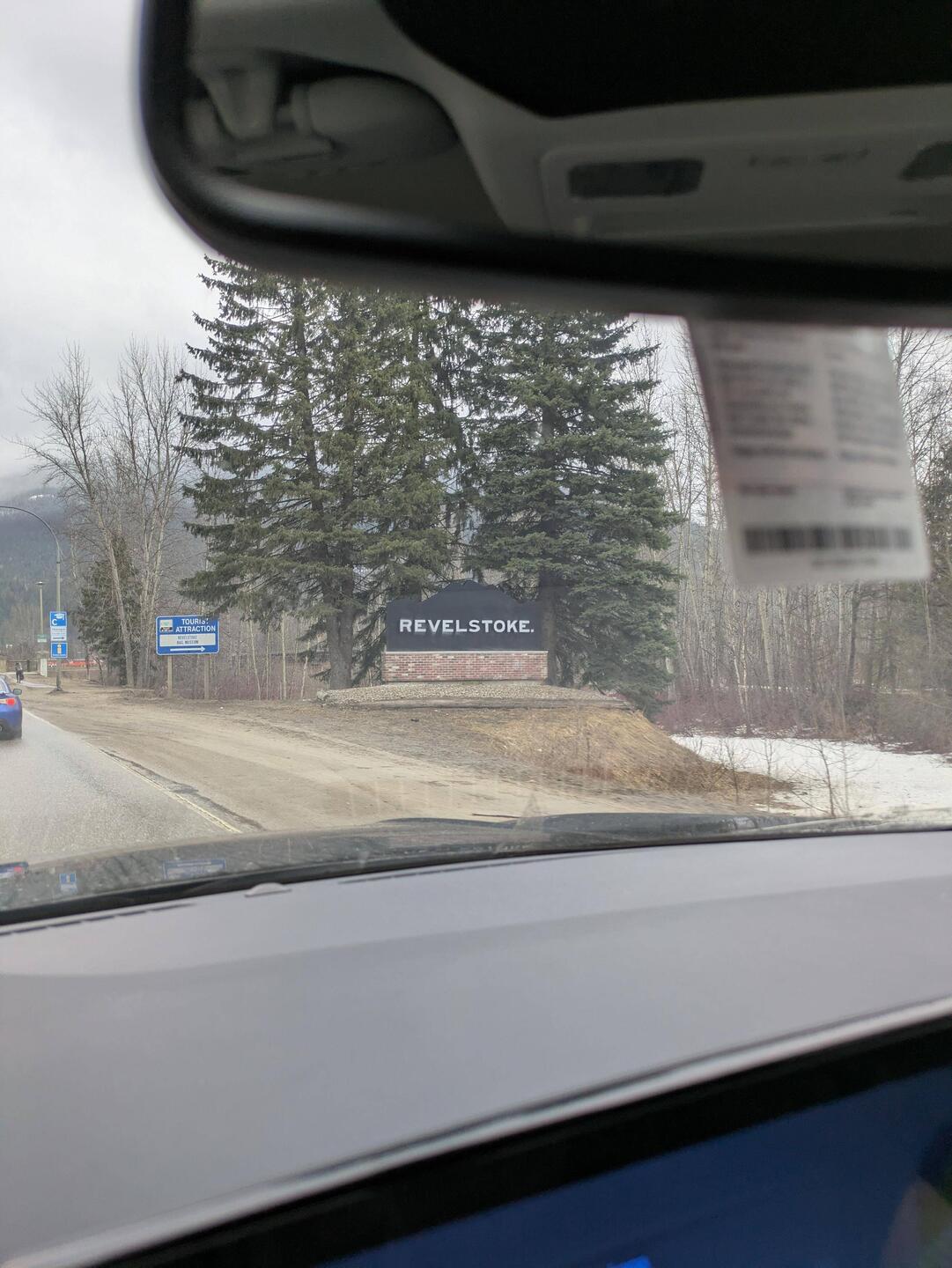 Ortsschild Revelstoke