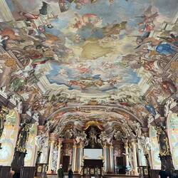 Die Aula Leopoldina, hier werden auch heute noch die Immatrikulationen durchgeführt