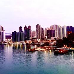 Entrance to Victoria Bay, our first glimpse of beautiful Hong Kong!