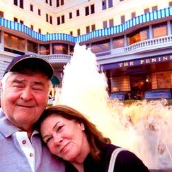 We had a couple of drinks at The Peninsula Hotel