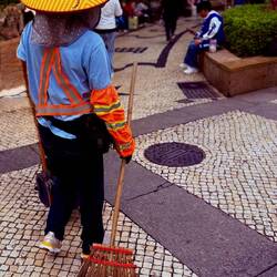 Not sure how effective this broom is...but Macau is impeccable