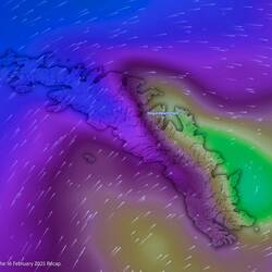 The weather is not looking so great for where we have been; but is good for where we will be.