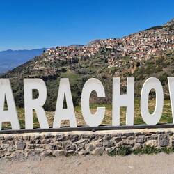 Mittagstopp in Arachova