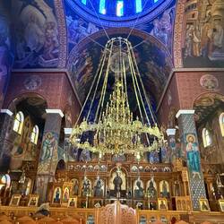 One of the opulent Greek Orthodox churches