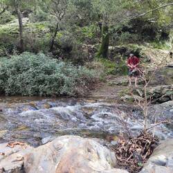 Die Schuhe sind aus.