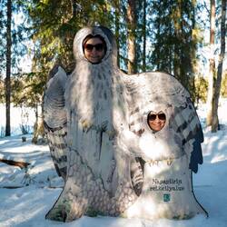 Zwei Schneeeulen 🤪