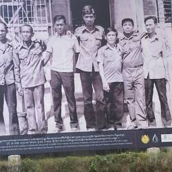 The only survivors of the genocide - two remain alive today.