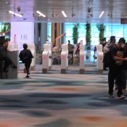 First scan at the airport