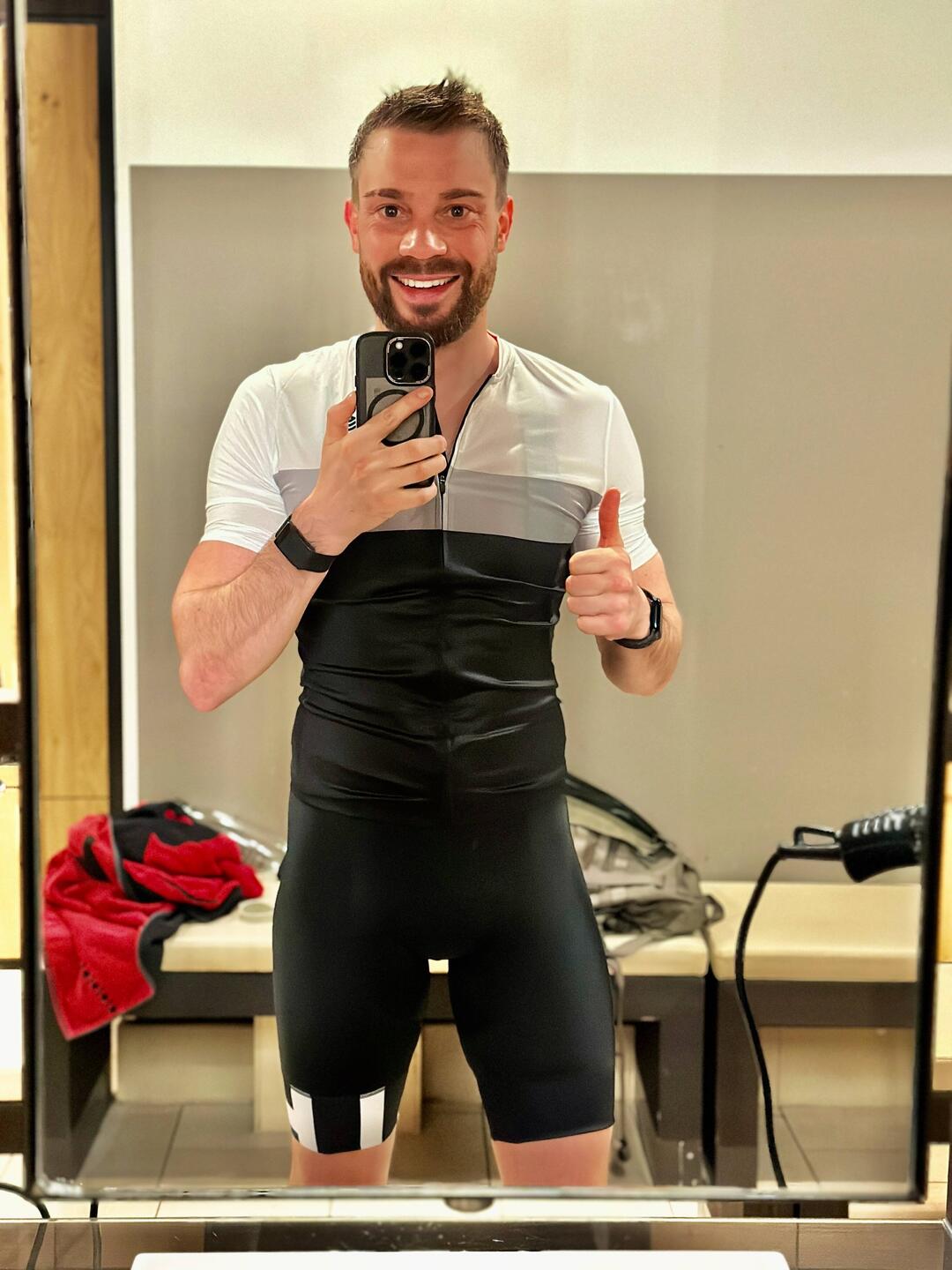 Bevor ich ein Rennrad hatte, hatte ich bereits Rennradkleidung