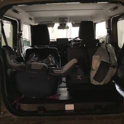 Ganz schön leer - der Rucksack dafür umso schwerer