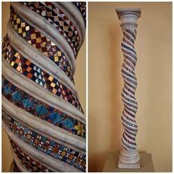 Колонка мозаичная. Италия. XIII век