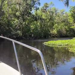 Cruising on Blue Creek.