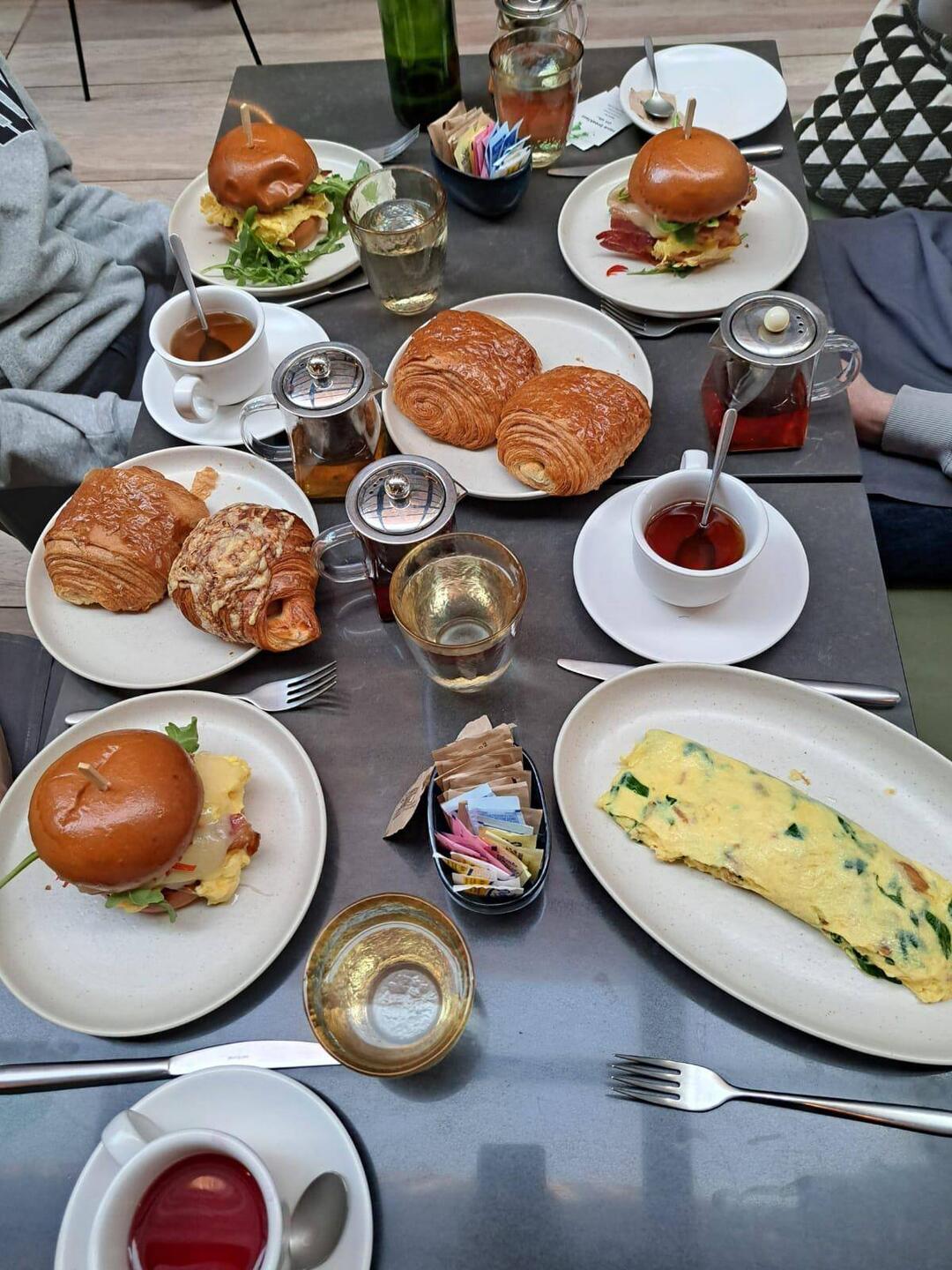 Leichtes Burgerfrühstück