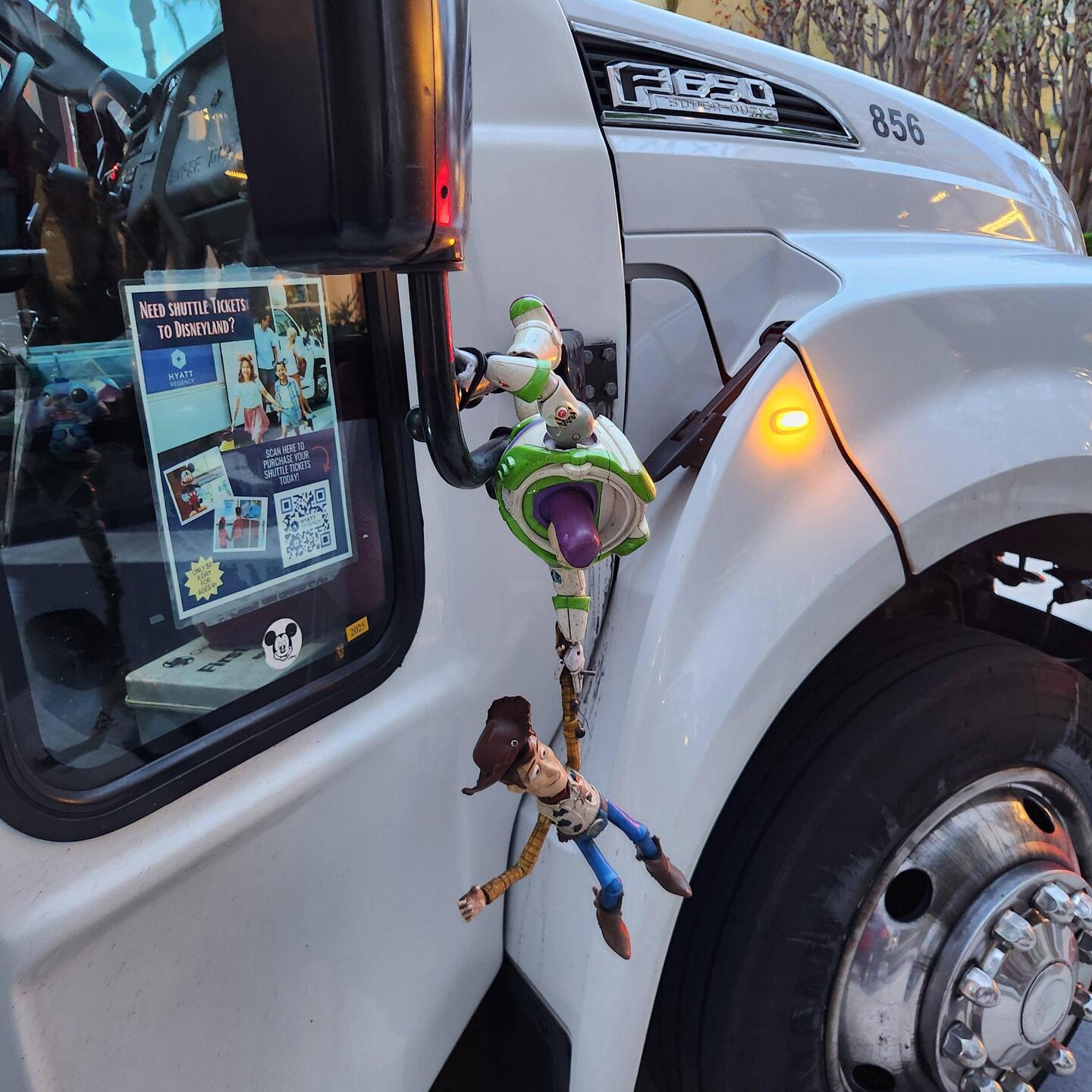 A couple of stowaways on the shuttle