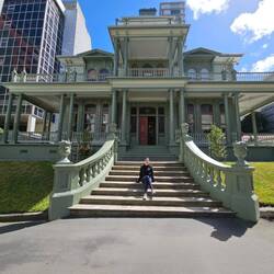 Maison classée dans Wellington. Actuellement propriété du New Zealand heritage
