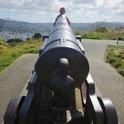 Le canon du mont Victoria, aux armes de Edward III