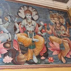 Painting on the temple wall