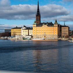 Wir geniessen die Sonne und "Gamla Stan"