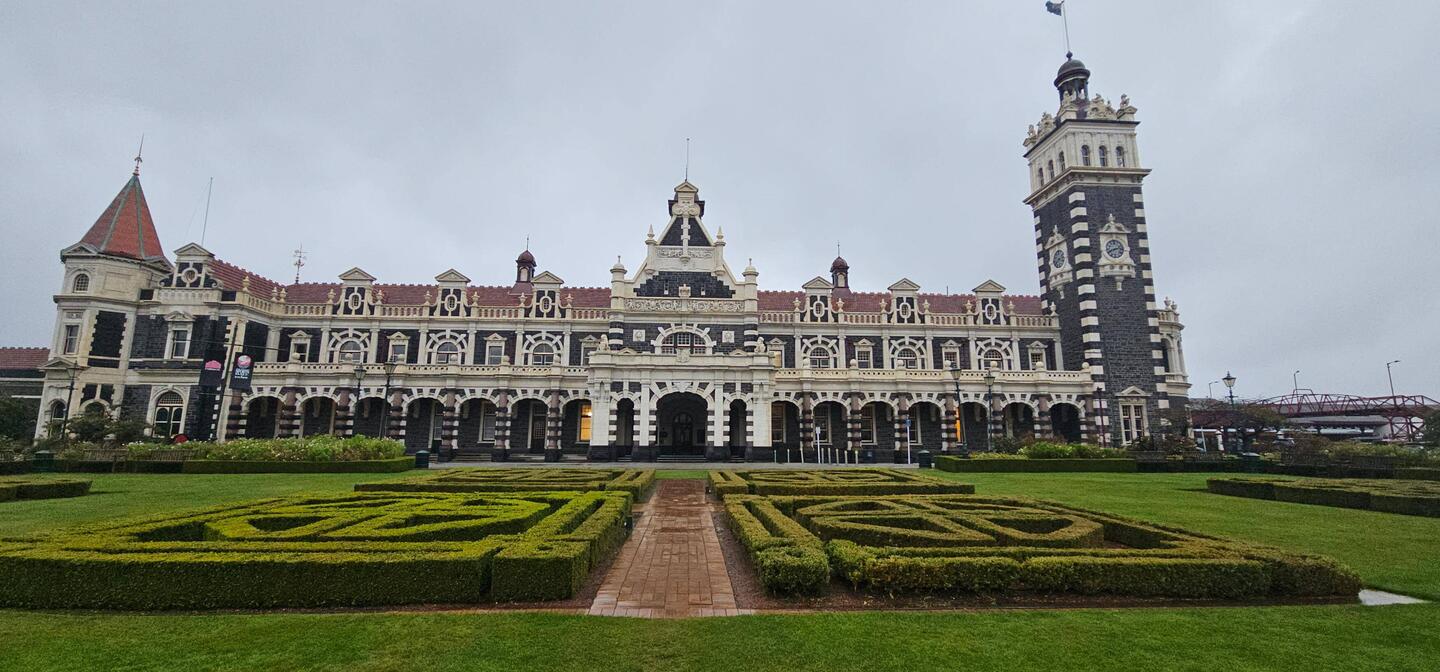 The Dunedin Trail Station is a sight to behold unto itself.