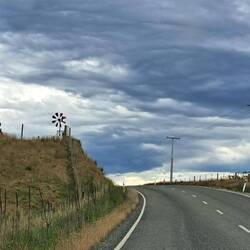 Sometimes the beauty of the skies competed with the landscapes.