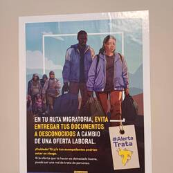 Information für Migranten im Flughafen